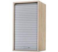 Meuble Cuisine Chêne Rideau Alu Blanc ou Noir 2 Etagères L 40 H 72 P 35 cm - Aluminium - L 40 x l 35 x H 72 cm