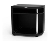 Meuble cuisine extérieure arrondi droite, 80 x 55 cm noir - Le Marquier Noir