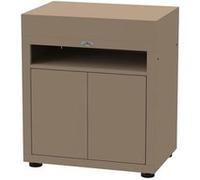 Meuble cuisine extérieure avec tablette - 80 x 55 cm - taupe - Le Marquier