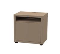 Meuble Cuisson Avec Tablette, 80 X 55 Cm Taupe
