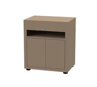 Meuble cuisine extérieure taupe avec tablette 80 x 55 cm - le marquier