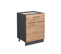 Vicco Meuble Cuisine Fame-Line, Chêne doré, 60cm