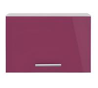 Meuble cuisine haut hotte de 60 cm OXANE aubergine