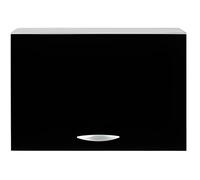 Meuble cuisine haut hotte de 60 cm OXANE noir