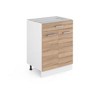 Vicco Meuble Cuisine R-Line, Sonoma, 60cm avec tiroir, sans PT