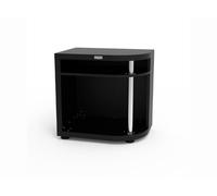 Meuble Cuisson Arrondi Droite, 80x55 Cm Noir