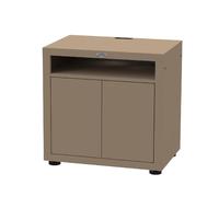 Meuble Cuisson Avec Tablette, 80 X 55 Cm Taupe