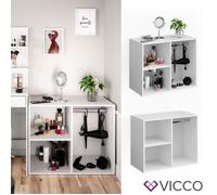 Meuble d’appoint Vicco, meuble complémentaire pour coiffeuse Isabelle, buffet, commode
