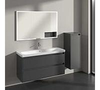 Meuble d' Villeroy und Boch Skyla C80201VR, 2000 porte, 2000 tiroir, 350 x 1 000 x 349 mm, graphite/graphite