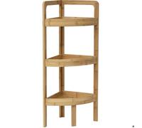 Meuble D'angle 3 Etageres - Bambou - TENDANCE