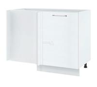 Meuble d'angle bas Bellissi Blanc 1 porte L 105 cm - Cuisineandcie