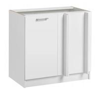 Meuble d'angle bas Eco Blanc 1 porte L 105 cm - Cuisineandcie