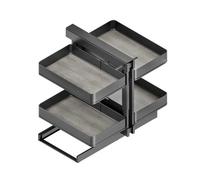 Meuble d'angle extractible Emuca Harmony 8383435 anthracite
