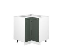Vicco Meuble d'angle Fame-Line, Vert Or Campagne, 80.5cm | Façade en MDF · Sans plan de travail · Pieds réglables en hauteur · Poignées en métal · Fermeture douce