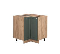 Vicco Meuble d'angle Fame-Line, Vert Or Campagne, 80.5cm sans PT, à Combiner avec d'autres modules de la série Fame-Line