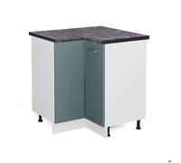 Meuble d'angle R-Line, 75.6cm , PT Anthracite, Bleu-gris, Blanc, Vicco