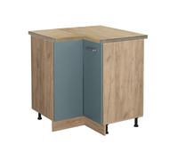 Meuble d'angle R-Line 75.6cm PT Chêne Bleu-gris/Chêne de force doré Vicco 46441