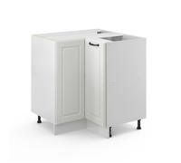 Meuble d'angle R-Line 75.6cm sans PT Blanc campagne/Blanc Vicco 36563
