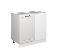 Vicco Meuble d'angle R-Line, Blanc Campagne, 86cm sans PT, pour Une Combinaison Libre au Sein de systèmes de Cuisine modulaires