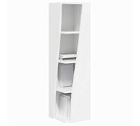 Meuble d'angle - vidaXL - Meuble de rangement - Meuble d'appoint - Bois ingénierie - 4 étagères - 27 5x27x102cm 976vrp67h