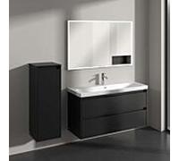 Meuble d'appoint Skyla C80200VR Villeroy und Boch , 2000 porte, 2000 tiroir, 350 x 1 000 x 349 mm, Noir Volcan / Noir Volcan