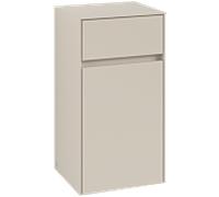 Meuble d'appoint Villeroy & Boch Collaro C03201VN 40,4 x 74,8 x 34,9 cm, charnière à droite, gris cachemire mat