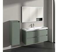 Meuble d'appoint Villeroy et Boch Skyla C80200AF 1 porte, 1 tiroir, 350 x 1000 x 349 mm, Vert tendre / Vert tendre