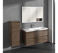 Meuble d'appoint Villeroy et Boch Skyla C80200VH 1 porte, 1 tiroir, 350 x 1000 x 349 mm, Chêne Arizona / Chêne Arizona