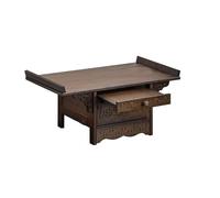 Meuble d'autel, sanctuaire Simple et Moderne, Table de méditation avec Plateau de Rangement Coulissant, pour Salon et Salle d'étude(70 * 33 * 27cm)