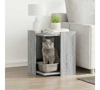 Meuble de Bac à Litière pour Chat Animaux Intérieur Bois d'Ingénierie vidaXL