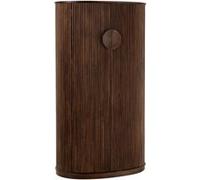 Meuble de Bar Range-Bouteilles "Reyi" 164cm Marron Marron G
