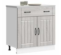 Meuble de base de lavabo Lucca chêne sonoma bois d'ingénierie vidaXL