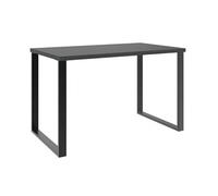 Meuble de bureau coloris noir - Longueur 120 x Hauteur 75 x Profondeur 70 cm -PEGANE- Noir G