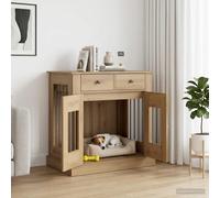 Meuble de cage pour chien avec stockage Bois d'ingénierie Cage Chien vidaXL vida