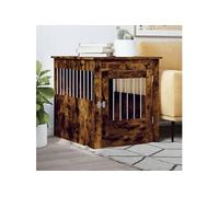 vidaXL Meuble-cage pour chiens – Niche avec porte verrouillable, table d'appoint 838334