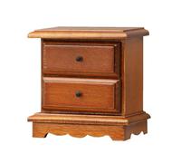 Meuble de chevet miniature multifonction pour maisons de poupée 1 à 12 échelles et accessoire de jeu tendance et élégant pour usage quotidien, tiroir de rangement de jouets