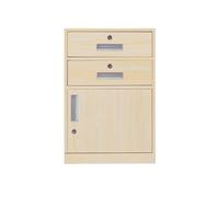 Meuble de classement Armoire de bureau Table de chevet Petite armoire en fer blanc Armoire de rangement Petite armoire courte Tiroir sous le bureau Armoire à activités Tiroir de bureau (Beige)