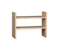 Meuble de classement Étagère à livres en bois ouverte multicouche Étagère de rangement de bureau minimaliste Support d'imprimante Bureau à domicile