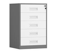 Meuble de classement vertical verrouillable pour imprimante pour bureau et maison, 65 cm/85 cm de hauteur, organiseur de rangement durable avec tiroirs, idéal pour une gestion efficace de l'espace de