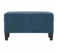 Meuble de couloir Bleu - Banc d'entrée/salon - 1-2 Place - Bleu 70x35x41cm Velours 935 351952211
