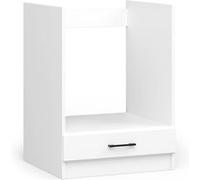 Meuble de cuisine bas armoire de cuisine AKORD S60 à four OLIWIA modulable Blanc 60 cm 1 porte couleur Blanc 1 étagère 60x55x82 cm Blanc G