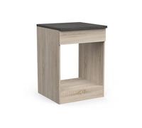 Meuble de cuisine bas pour four 60 cm Paprika