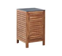 Meuble de Cuisine d'Extérieur en Bois d'Acacia 50 x 50 x 83 cm avec 1 Porte et 2