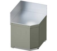 Meuble de cuisine extérieure ENO MODULO Angle-Sauge