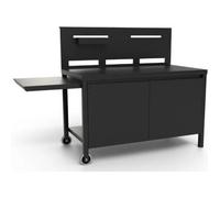 Meuble de cuisine extérieure - FORGE ADOUR - TRCAF N - Métal - Noir