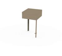 Meuble de cuisine extérieure LE MARQUIER ANGLE TAUPE MC80AE22