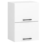 Meuble de cuisine haut AKORD W40 OLIWIA G2 modulable Blanc 40 cm 2 portes façade Blanche 2 étagères 40x30x58 cm