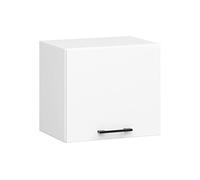 Meuble de cuisine haut W40 hotte OLIWIA modulable Blanc 40 cm 1 porte couleur Blanc 1 étagère 40x30x29 cm