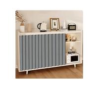 Meuble de cuisine multifonctionnel gris anti-poussière, étagère à chaussures étanche avec rails coulissants, 180 x 100 cm - Idéal pour ranger et protéger votre maison