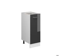 Meuble de cuisine R-Line, 30cm sans PT, Anthracite Haute brillance/Blanc, Vicco 37761